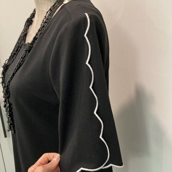 CALVIN Klein Black Short Sleeve Top - Picture 7 of 14